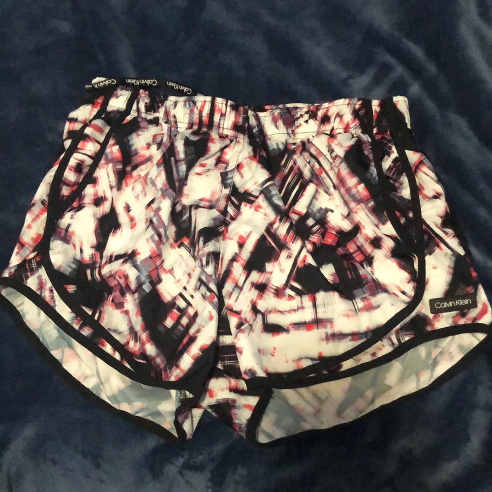 CALVIN KLEIN Patterned Athletic Shorts